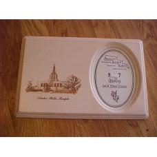 LDS Idaho Falls Temple Picture Frame Laser Etched Mormon    113202602315